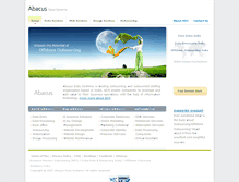 Tablet Screenshot of abacusdatasys.com